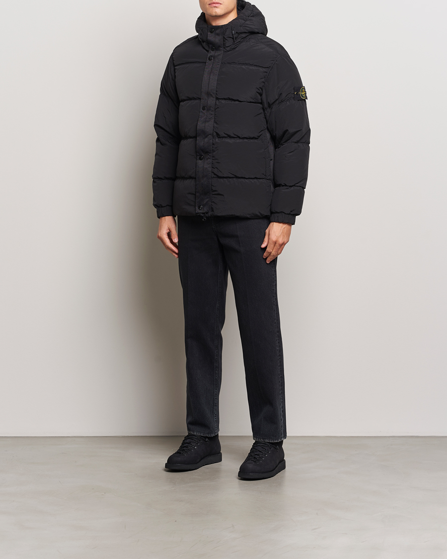 Homme | Manteaux Et Vestes | Stone Island | Nylon Metal Down Jacket Black