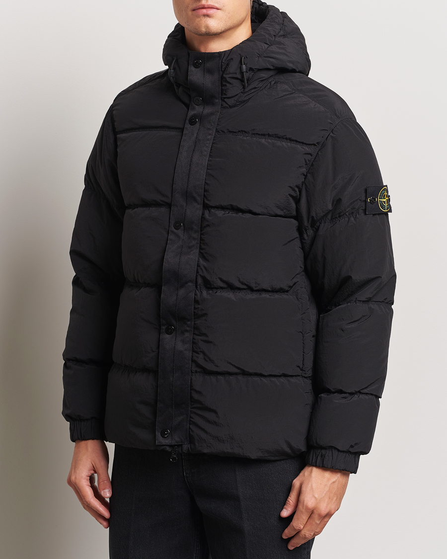Homme | Manteaux Et Vestes | Stone Island | Nylon Metal Down Jacket Black