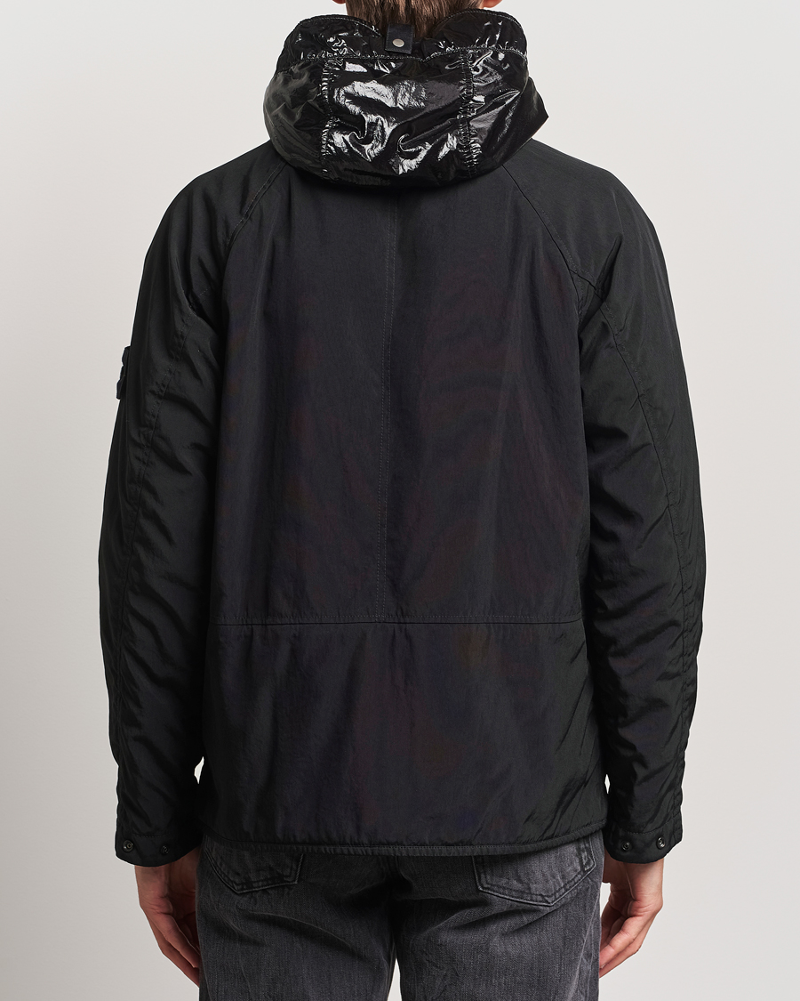 Homme | Manteaux Et Vestes | Stone Island | Opaque Nylon Twill Garment Dyed Jacket Black