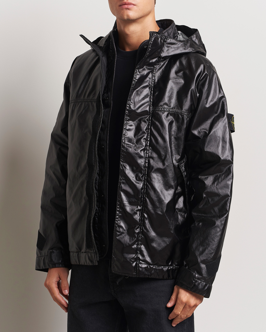 Homme | Manteaux Et Vestes | Stone Island | Glass Cover-TC Garment Dyed Detach Vest Jacket Black