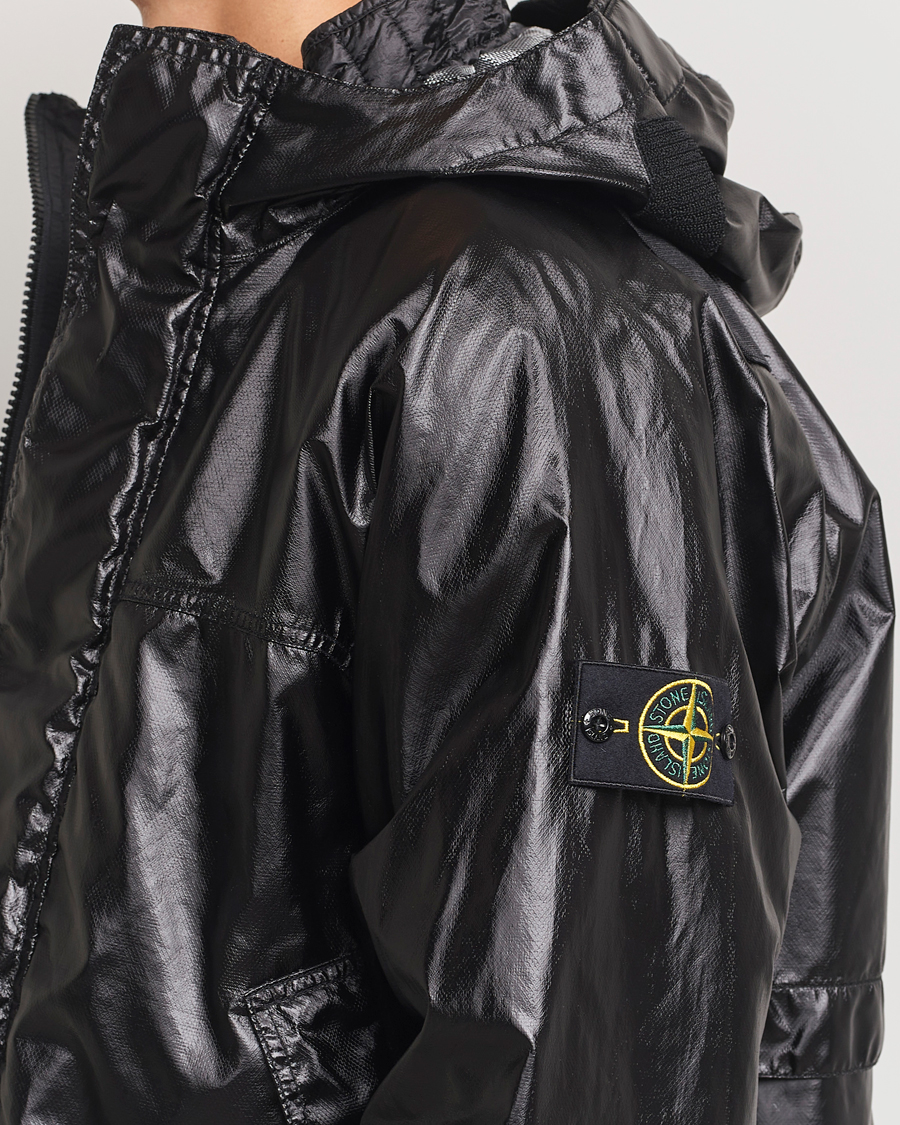 Homme | Manteaux Et Vestes | Stone Island | Glass Cover-TC Garment Dyed Detach Vest Jacket Black