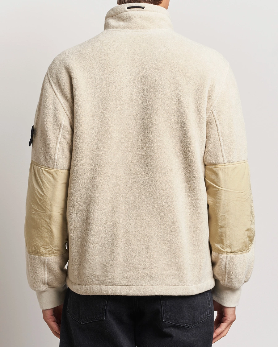 Homme | Manteaux Et Vestes | Stone Island | Nylon Cotton Fleece Jacket Plaster