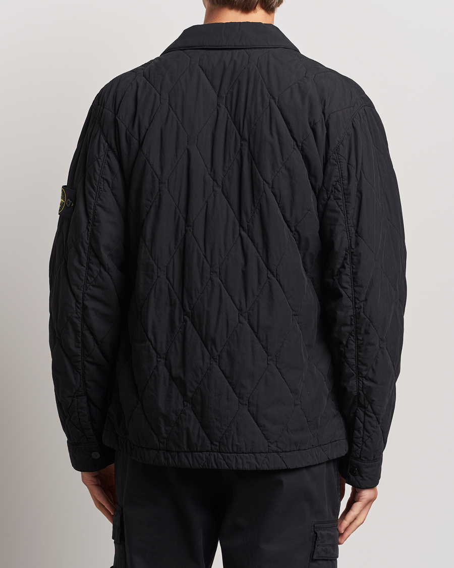 Homme | Manteaux Et Vestes | Stone Island | 50 Fili Quilted-TC Garment Dyed Jacket Black