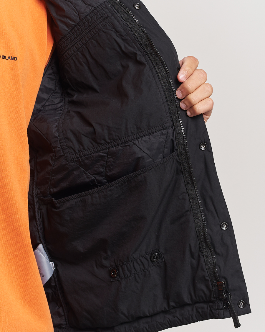 Homme | Manteaux Et Vestes | Stone Island | 50 Fili Quilted-TC Garment Dyed Jacket Black