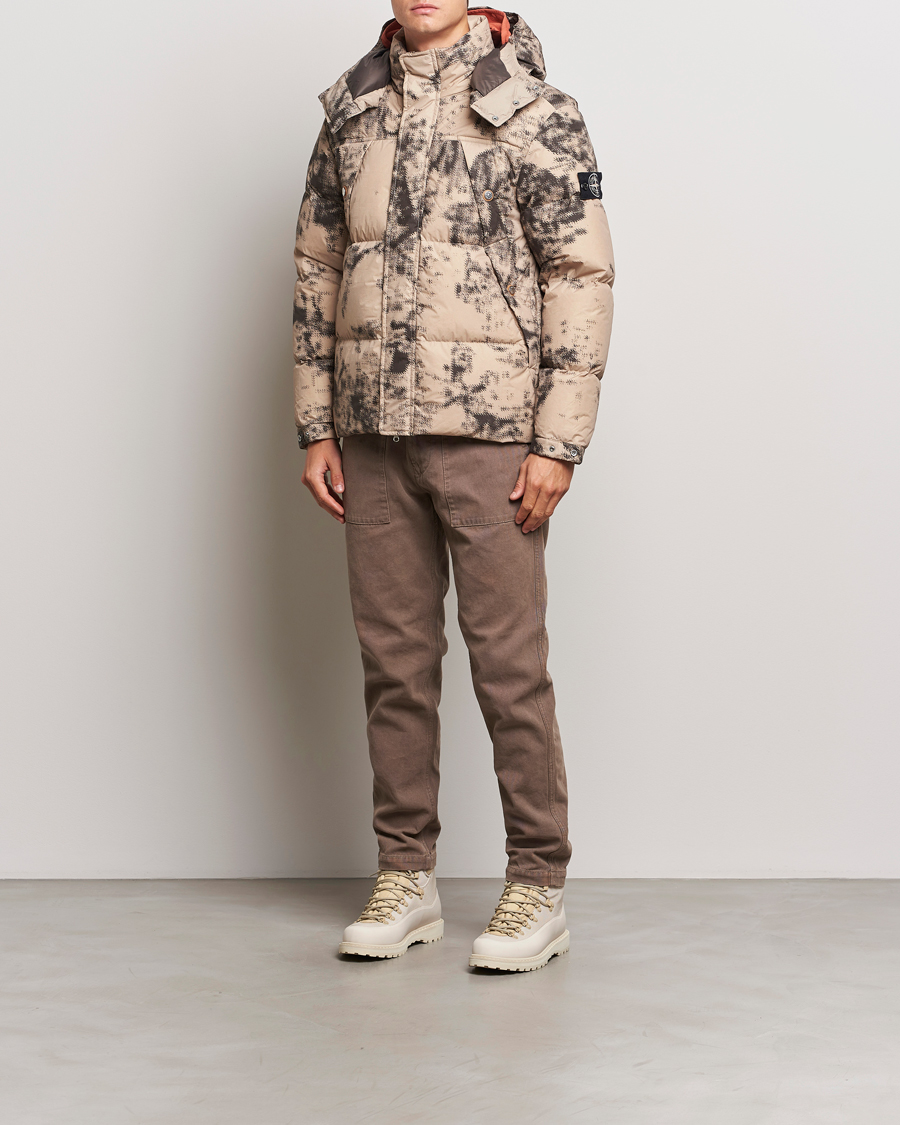 Homme | Manteaux Et Vestes | Stone Island | Thermo Sensitive Camo Down Jacket Dove Grey