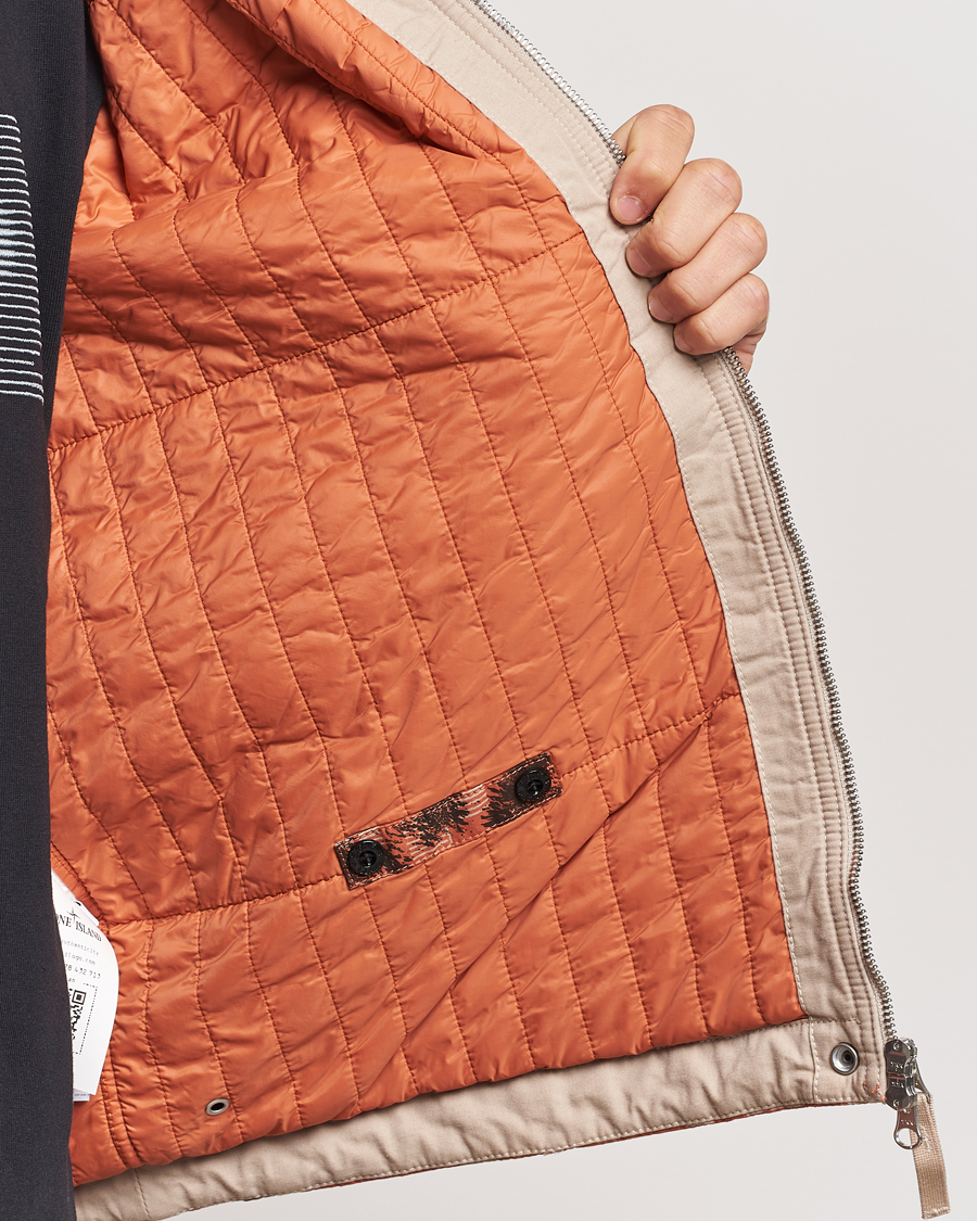 Homme | Manteaux Et Vestes | Stone Island | David Light TC Garment Dyed Camo Jacket Orange