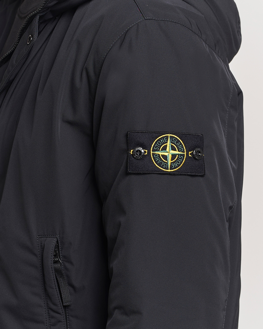 Homme | Manteaux Et Vestes | Stone Island | Micro Twill Hooded Jacket Black