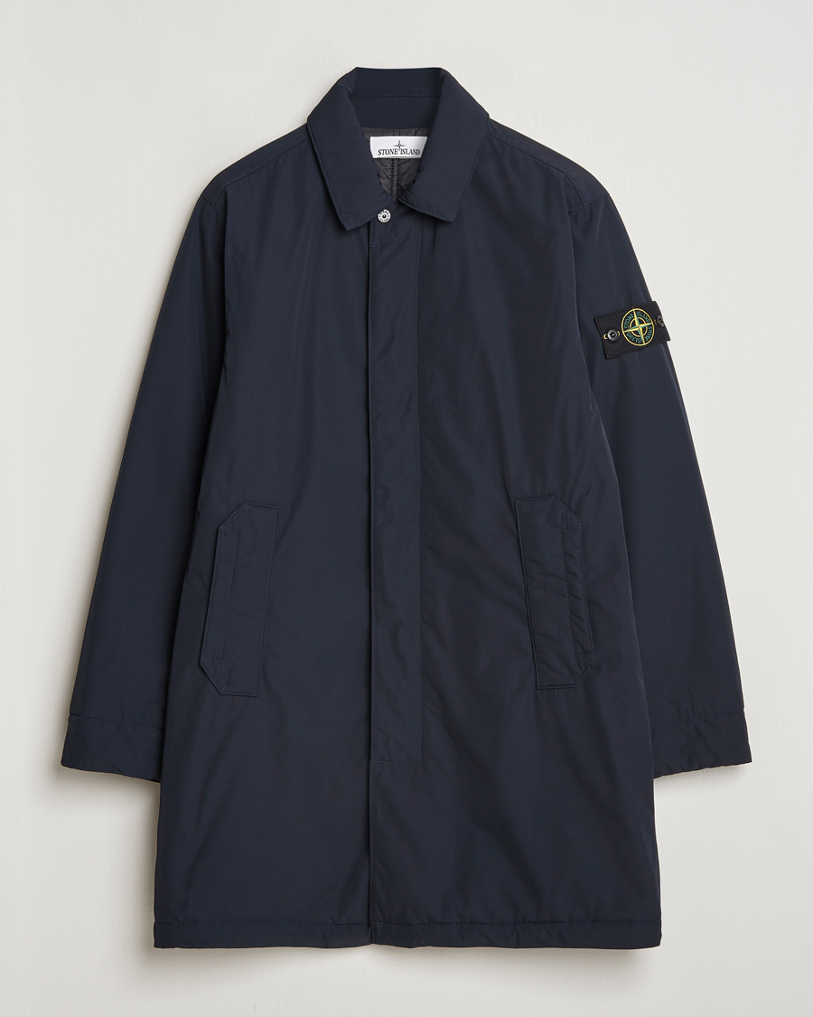 Homme | Manteaux Et Vestes | Stone Island | Micro Twill Padded Coat Navy Blue