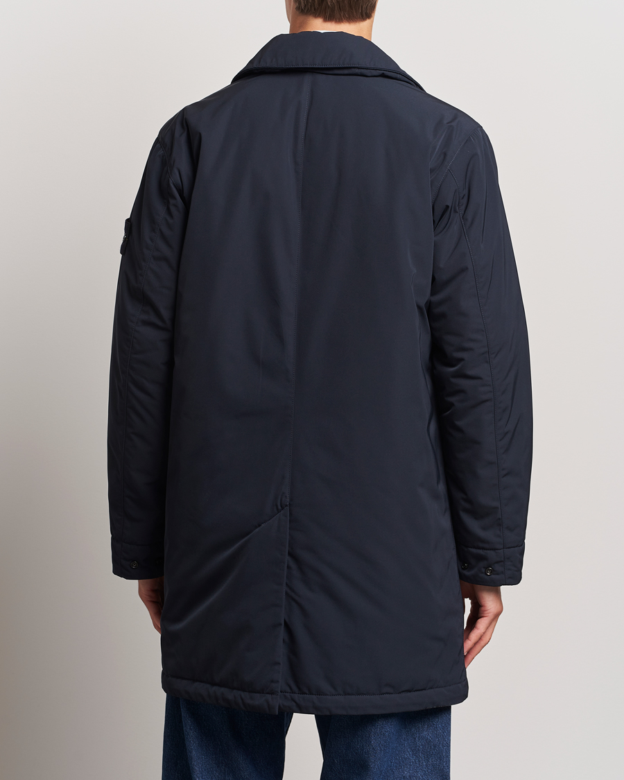 Homme | Manteaux Et Vestes | Stone Island | Micro Twill Padded Coat Navy Blue