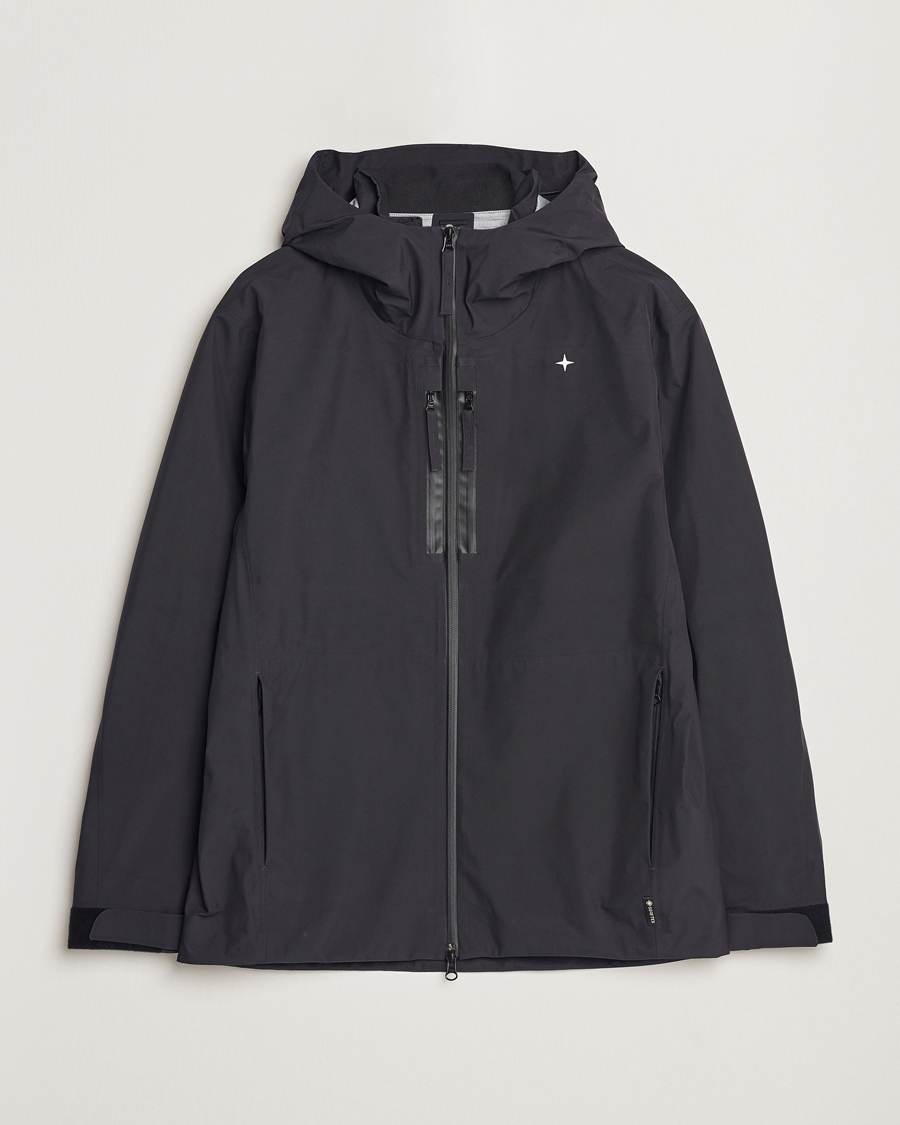 Homme | Manteaux Et Vestes | Stone Island | Gore-Tex Stellina Hooded Jacket Blue Marine