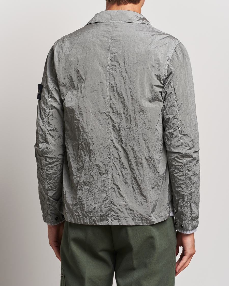 Homme | Chemises | Stone Island | Nylon Metal Zip Overshirt Grey
