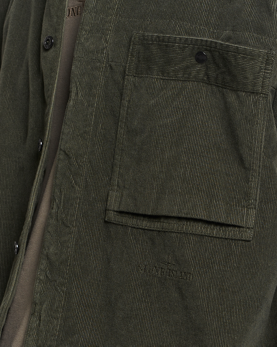 Homme | Chemises | Stone Island | Cotton Cord Overshirt Musk