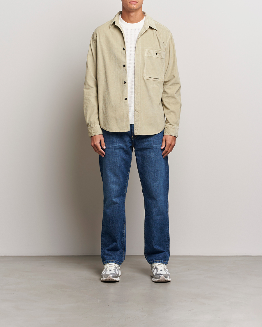 Homme | Chemises | Stone Island | Cotton Cord Overshirt Plaster