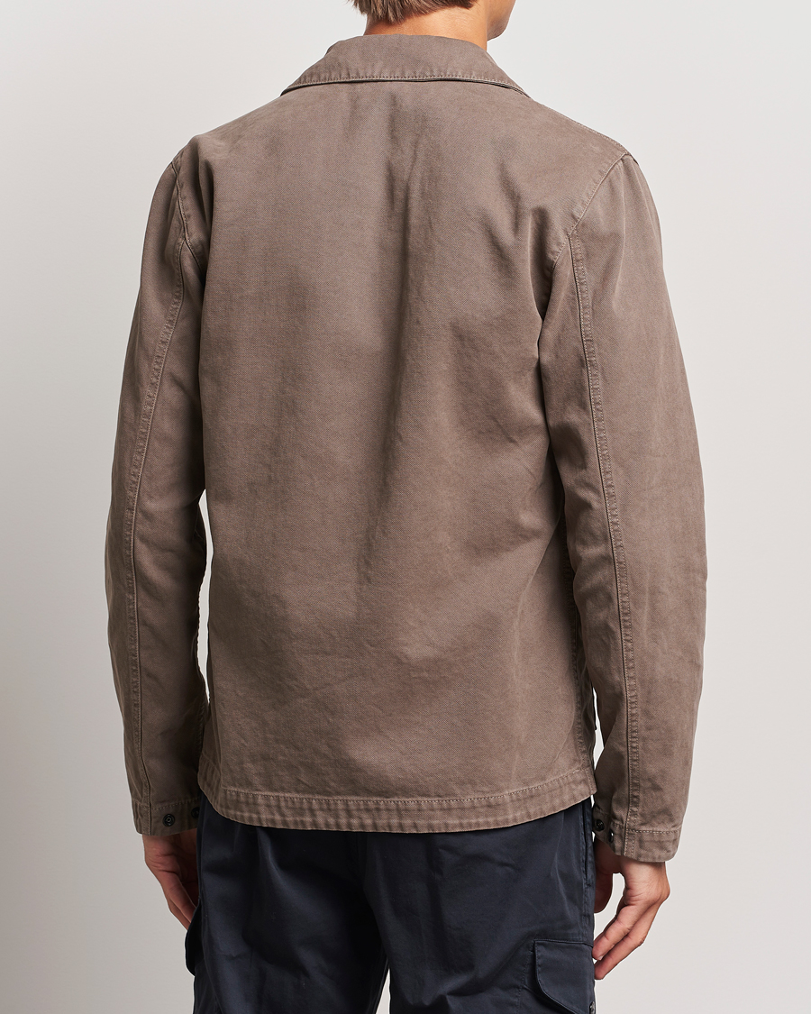 Homme | Chemises | Stone Island | Panama Cotton Overshirt Walnut