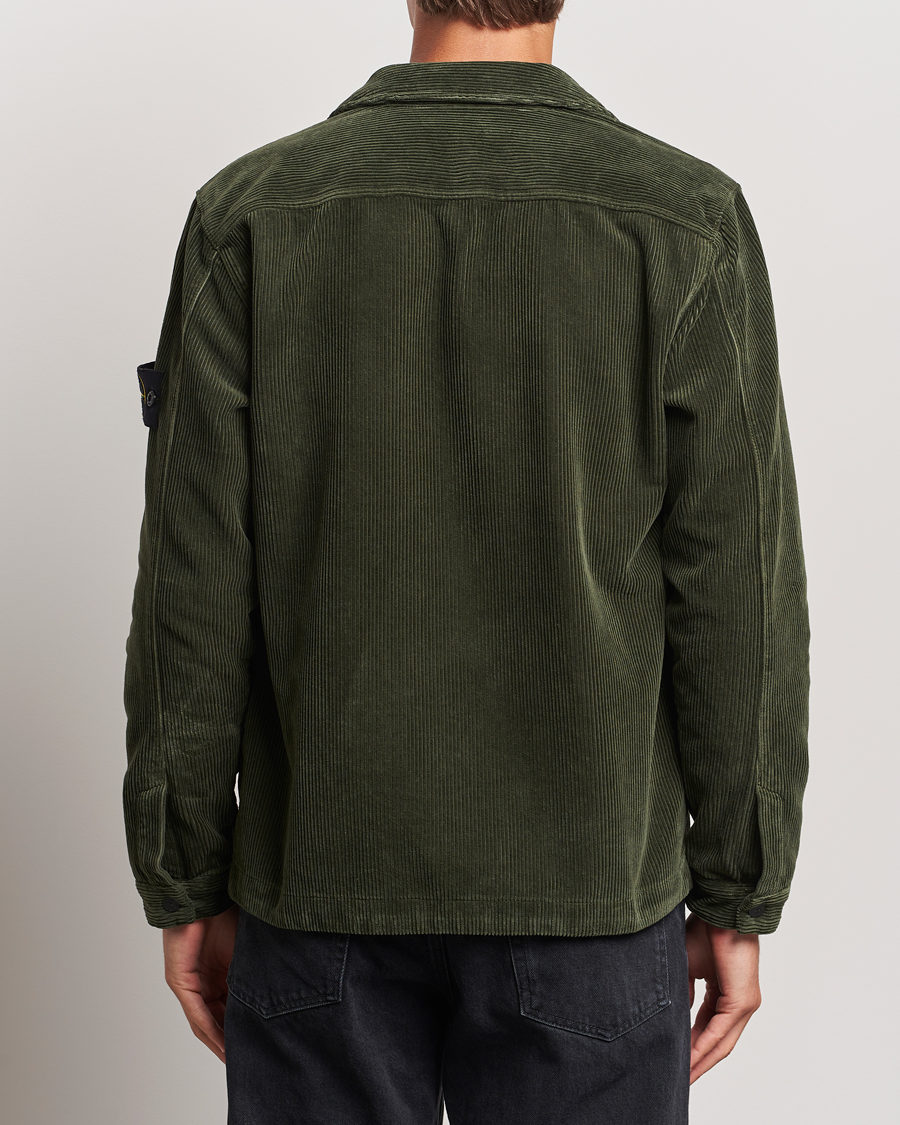 Homme | Chemises | Stone Island | Garment Dyed Corduroy Overshirt Musk