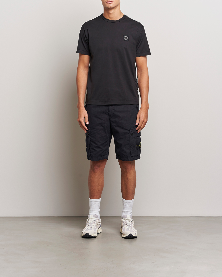 Homme | T-shirts | Stone Island | Garment Dyed Jersey T-Shirt Black
