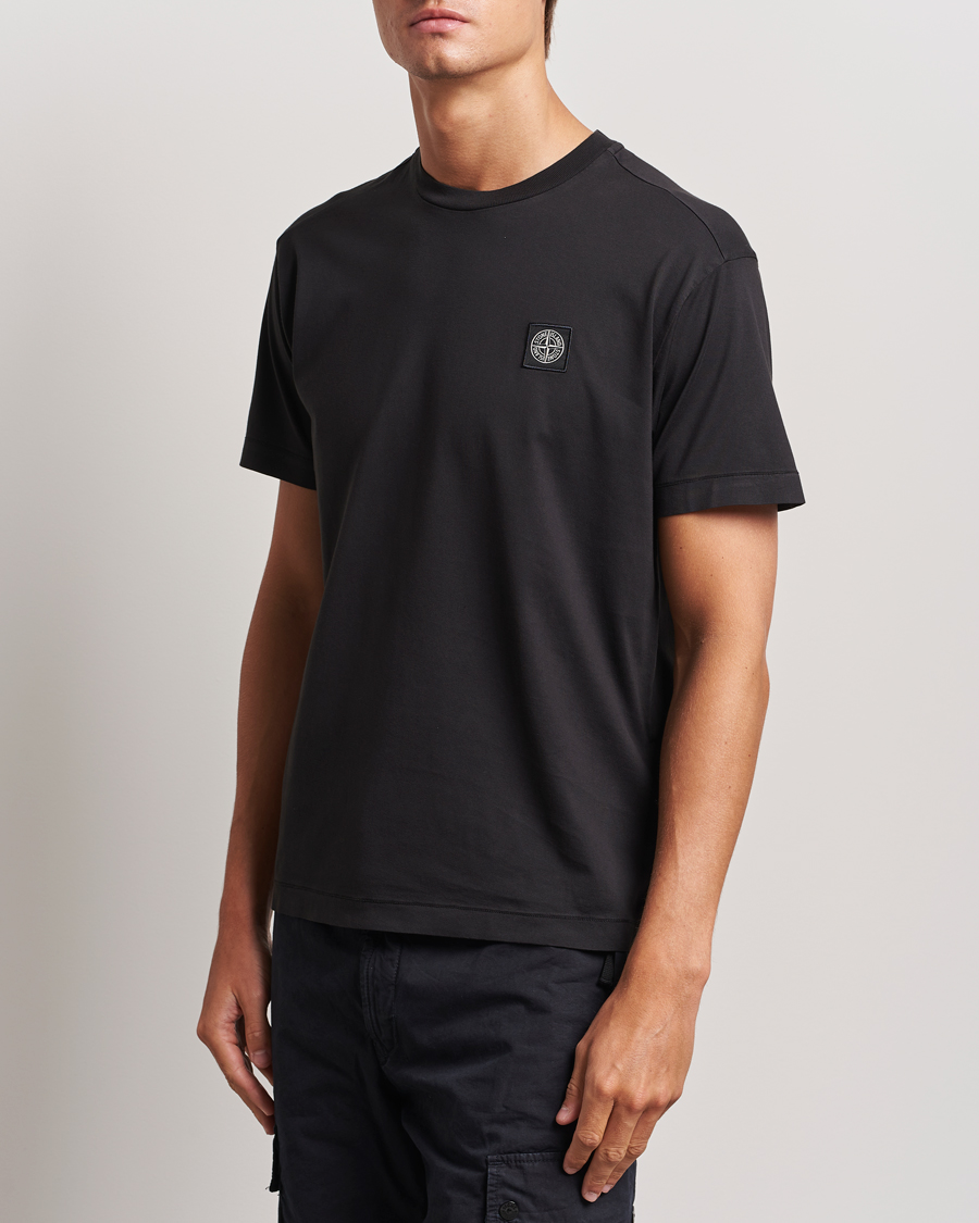 Homme | T-shirts | Stone Island | Garment Dyed Jersey T-Shirt Black