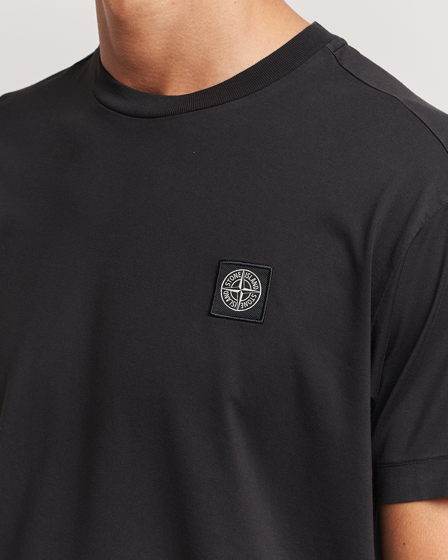Homme | T-shirts | Stone Island | Garment Dyed Jersey T-Shirt Black