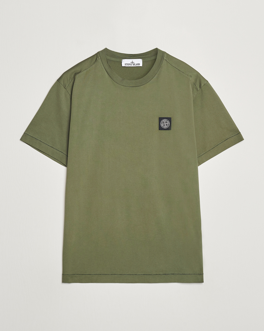 Homme | T-shirts | Stone Island | Garment Dyed Jersey T-Shirt Musk