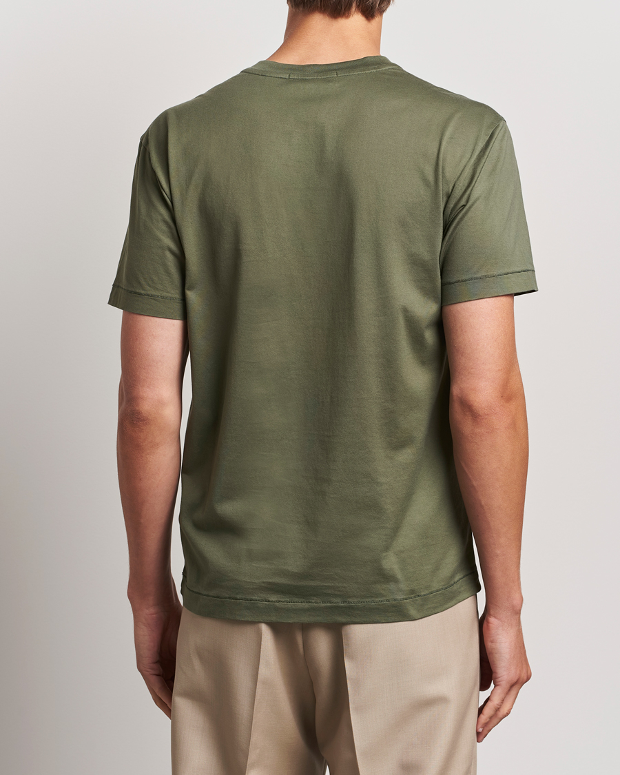 Homme | T-shirts | Stone Island | Garment Dyed Jersey T-Shirt Musk