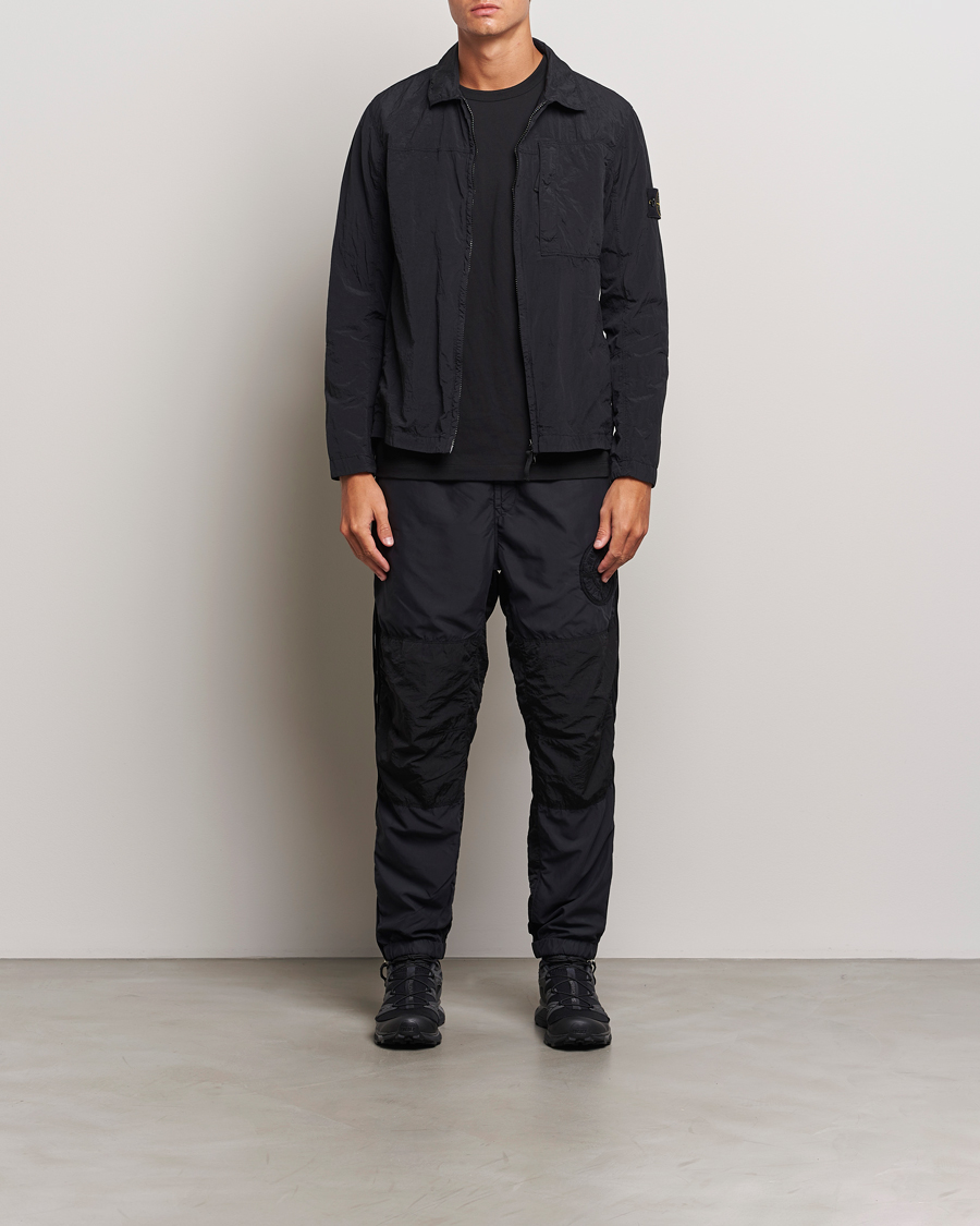 Homme | Pantalons | Stone Island | Washed Nylon Jogger Pants Black