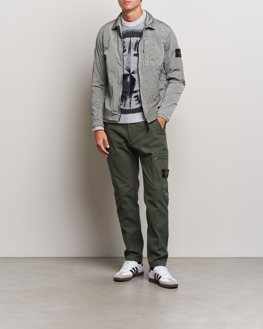 Homme | Pantalons | Stone Island | Cotton Nylon Trousers Musk