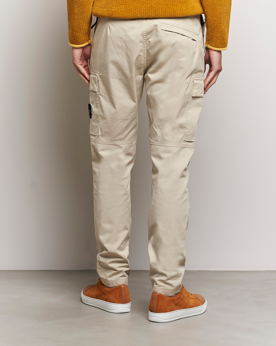 Homme | Pantalons | Stone Island | Stretch Cotton Gabardine Trousers Plaster