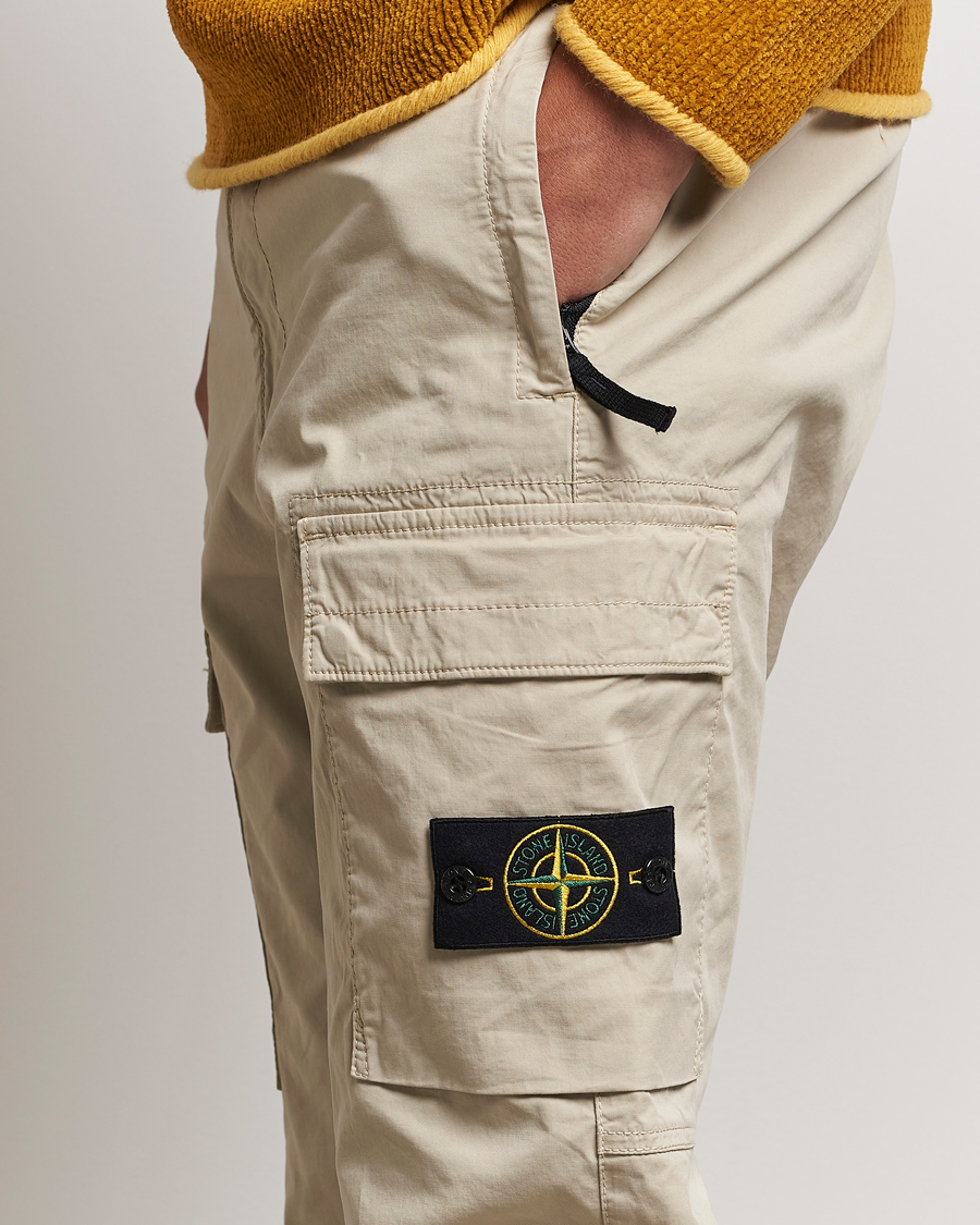 Homme | Pantalons | Stone Island | Stretch Cotton Gabardine Trousers Plaster