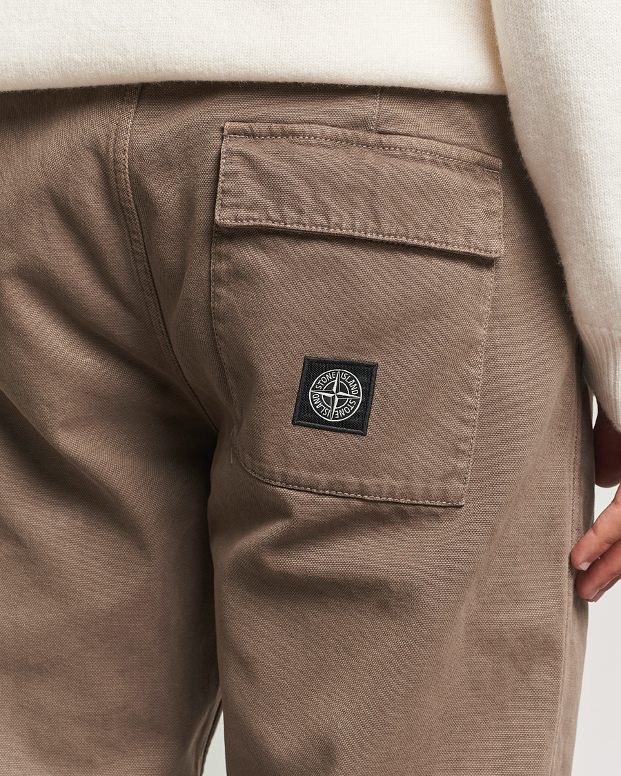 Homme | Pantalons | Stone Island | Panama Cotton Pants Walnut