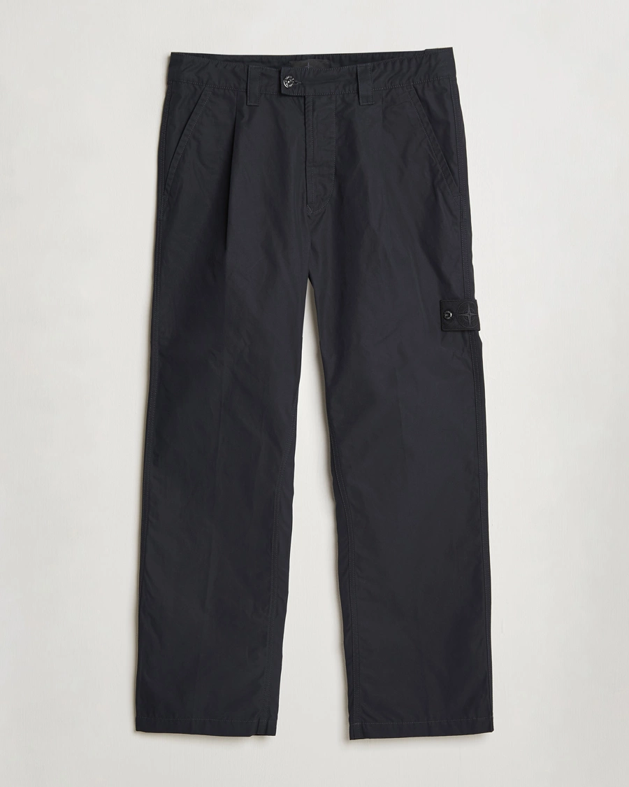 Homme | Pantalons | Stone Island | Ghost Cotton Ventile Pants Black