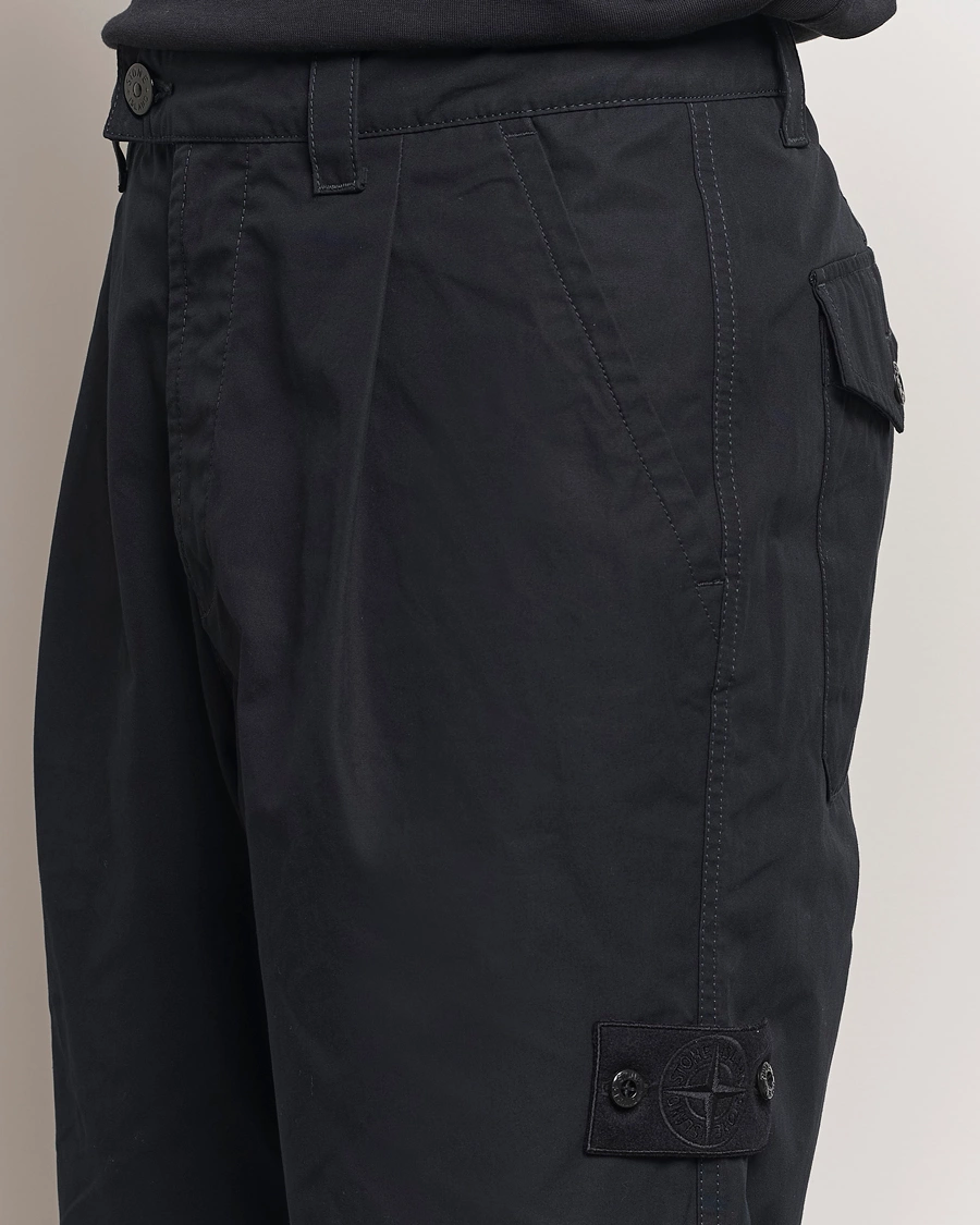 Homme | Pantalons | Stone Island | Ghost Cotton Ventile Pants Black