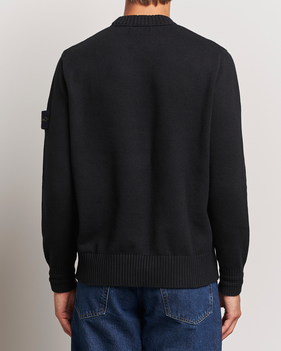Homme | Pulls Et Tricots | Stone Island | Winter Cotton Knitted Crew Neck Black