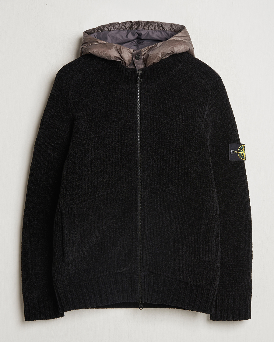Homme | Manteaux Et Vestes | Stone Island | Presidents Knit Down Liner Hood Black