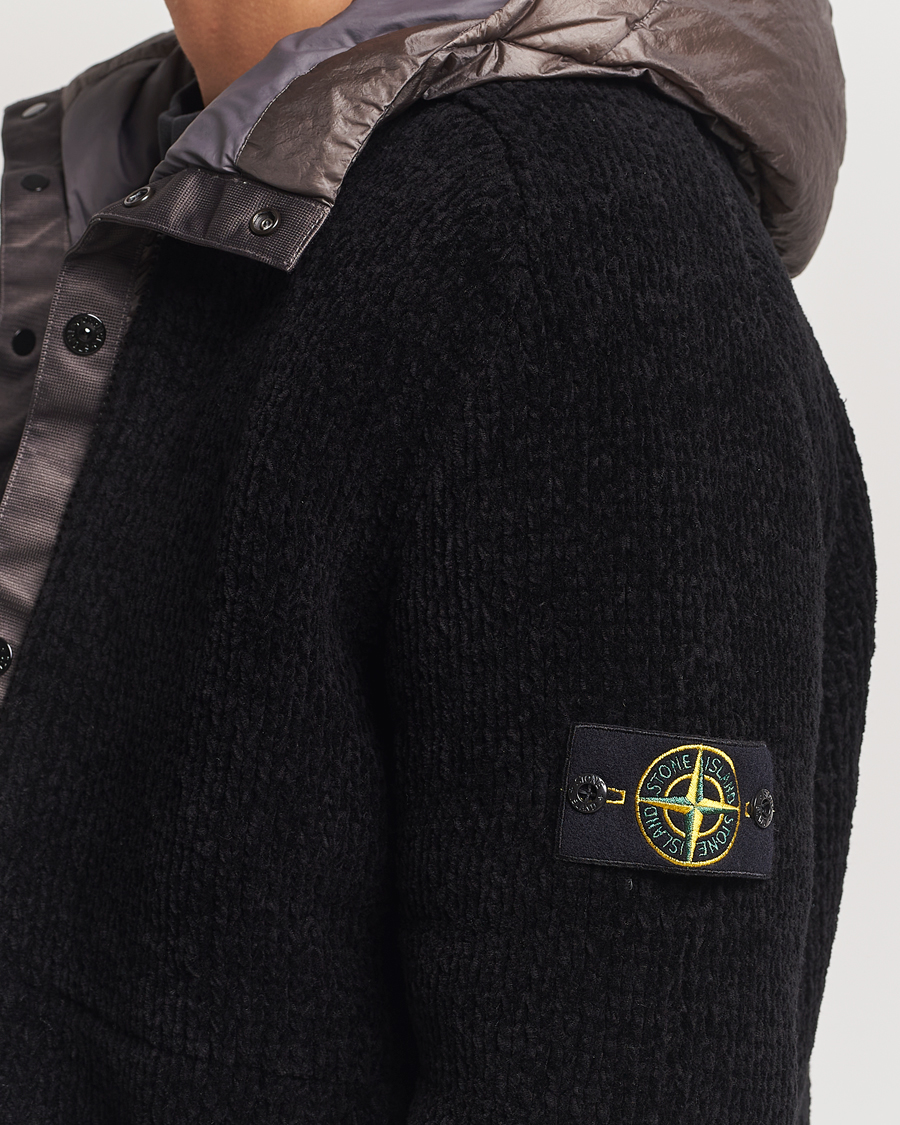 Homme | Manteaux Et Vestes | Stone Island | Presidents Knit Down Liner Hood Black