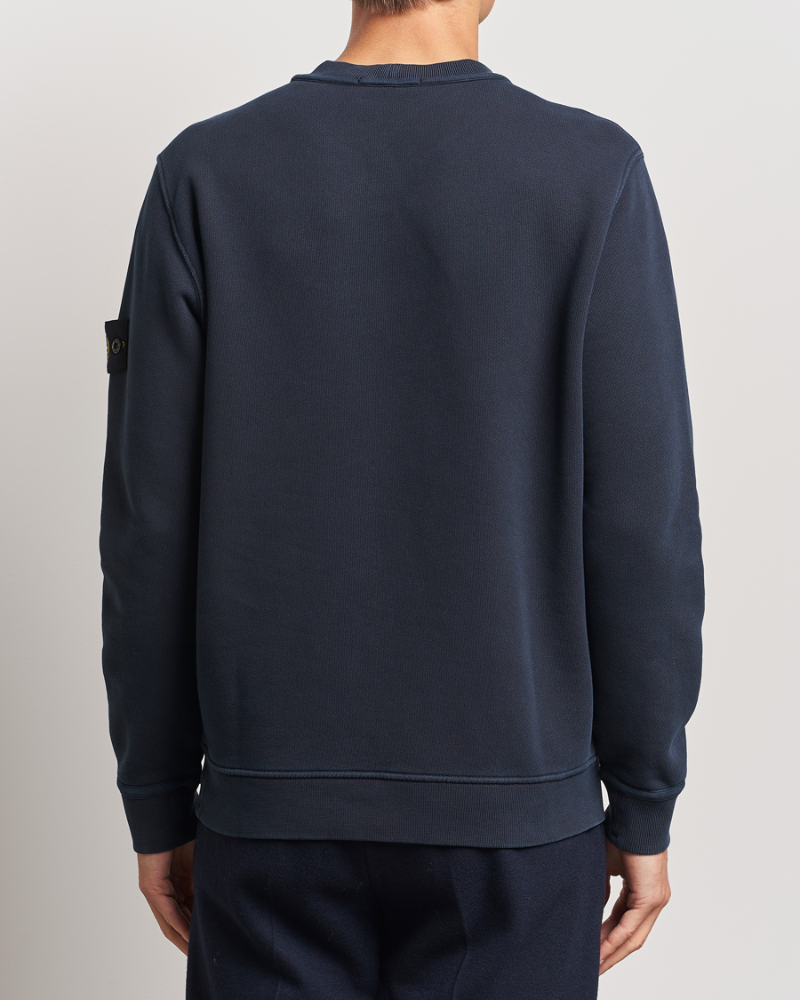 Homme | Pulls Et Tricots | Stone Island | Old Dyed Cotton Sweatshirt Navy Blue