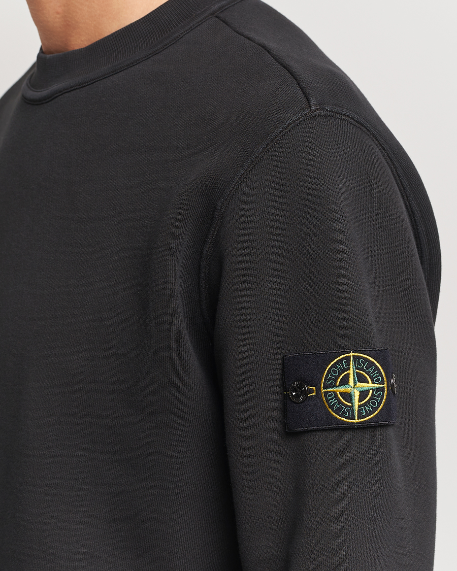 Homme | Pulls Et Tricots | Stone Island | Old Dyed Cotton Sweatshirt Black