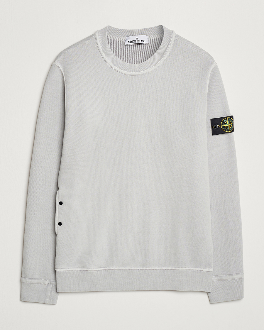 Homme | Pulls Et Tricots | Stone Island | Old Dyed Cotton Sweatshirt Grey