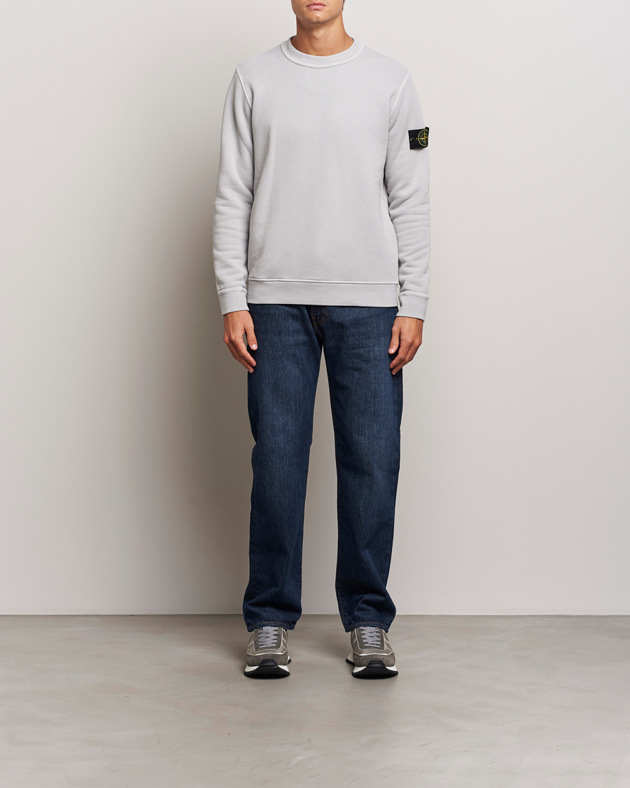 Homme | Pulls Et Tricots | Stone Island | Old Dyed Cotton Sweatshirt Grey