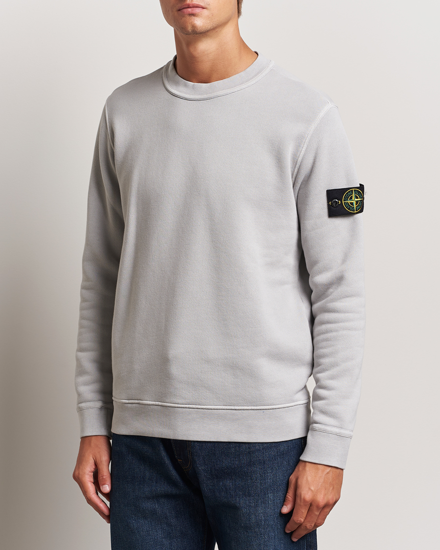 Homme | Pulls Et Tricots | Stone Island | Old Dyed Cotton Sweatshirt Grey