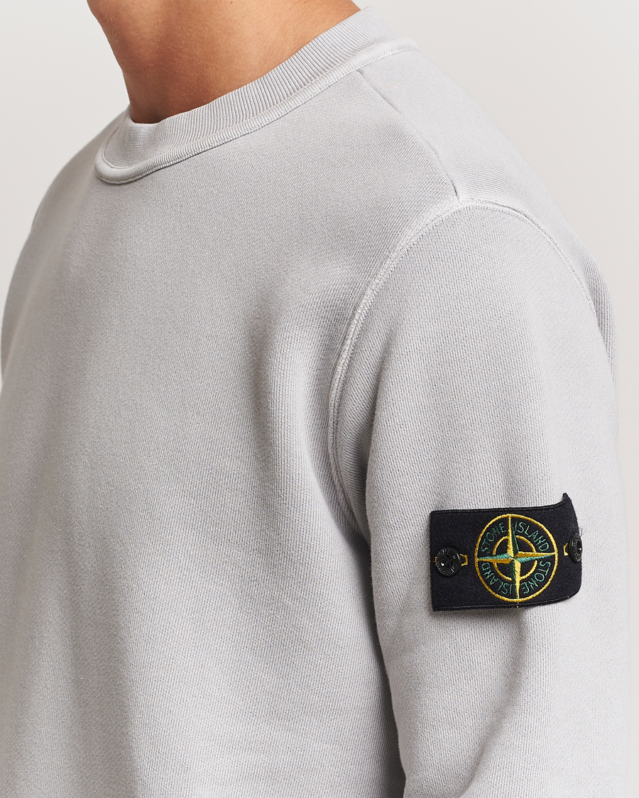 Homme | Pulls Et Tricots | Stone Island | Old Dyed Cotton Sweatshirt Grey