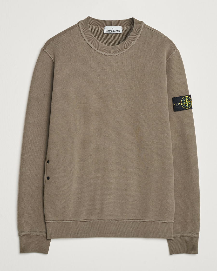 Homme | Pulls Et Tricots | Stone Island | Old Dyed Cotton Sweatshirt Walnut