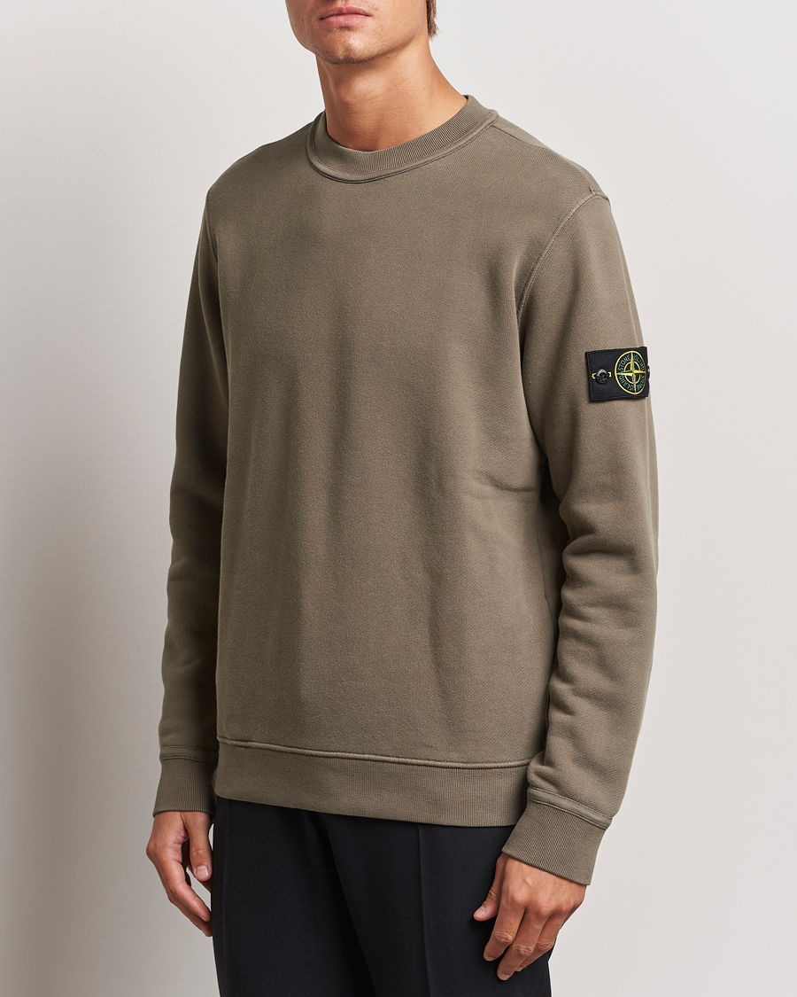 Homme | Pulls Et Tricots | Stone Island | Old Dyed Cotton Sweatshirt Walnut