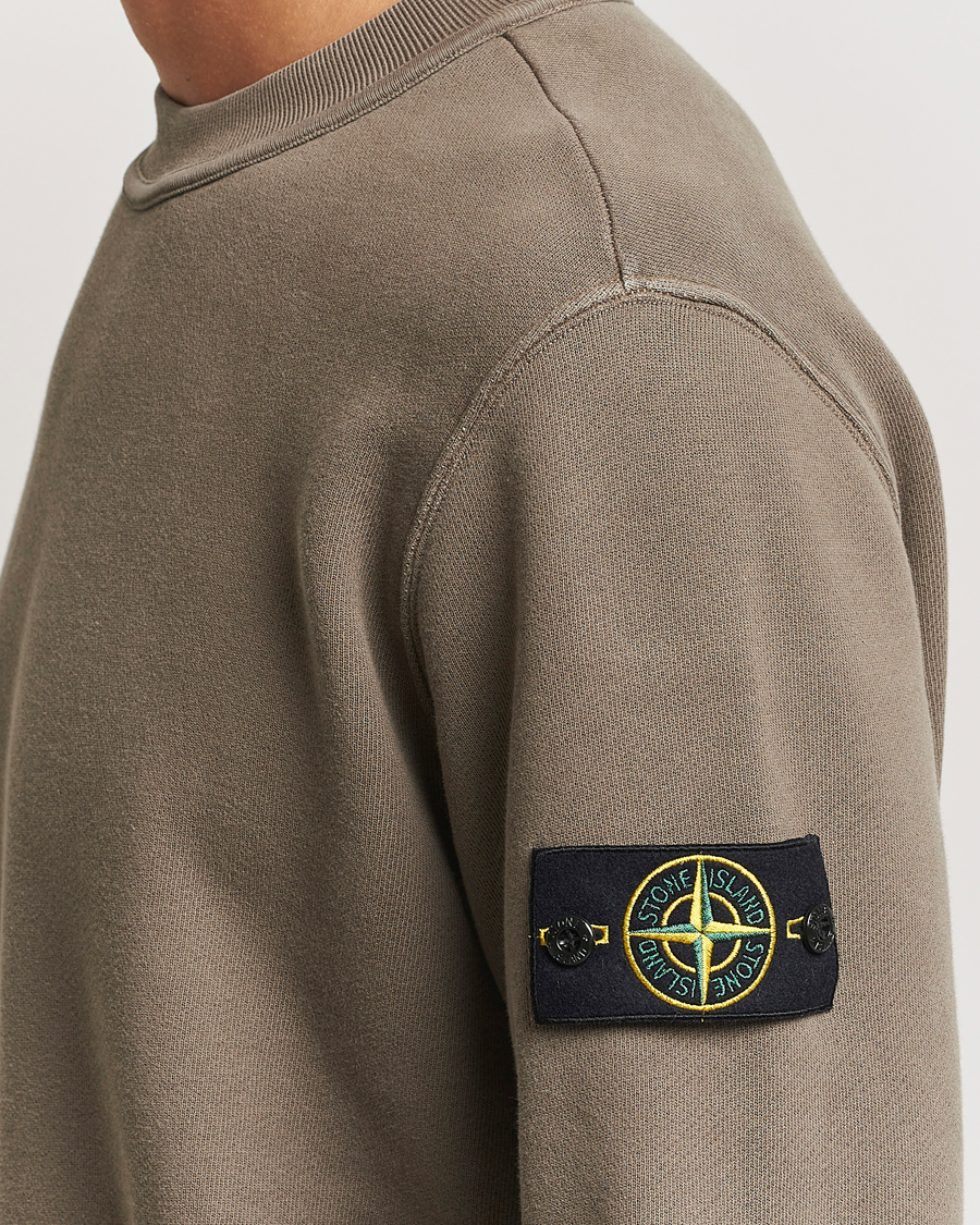 Homme | Pulls Et Tricots | Stone Island | Old Dyed Cotton Sweatshirt Walnut