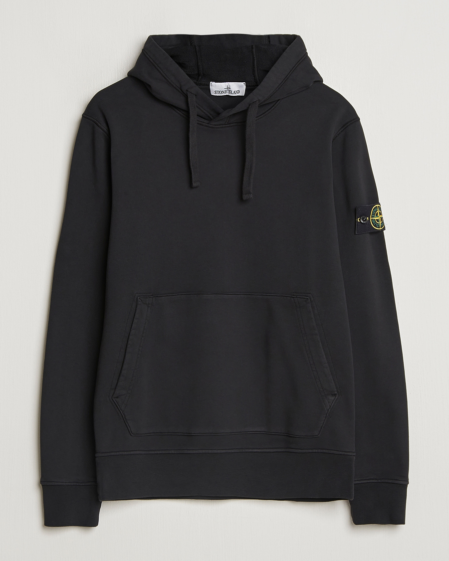 Homme | Pulls Et Tricots | Stone Island | Garment Dyed Fleece Hood Black