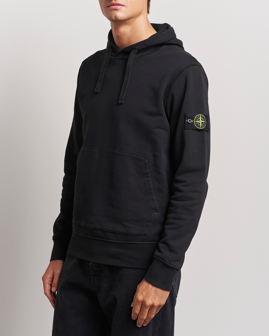 Homme | Pulls Et Tricots | Stone Island | Garment Dyed Fleece Hood Black