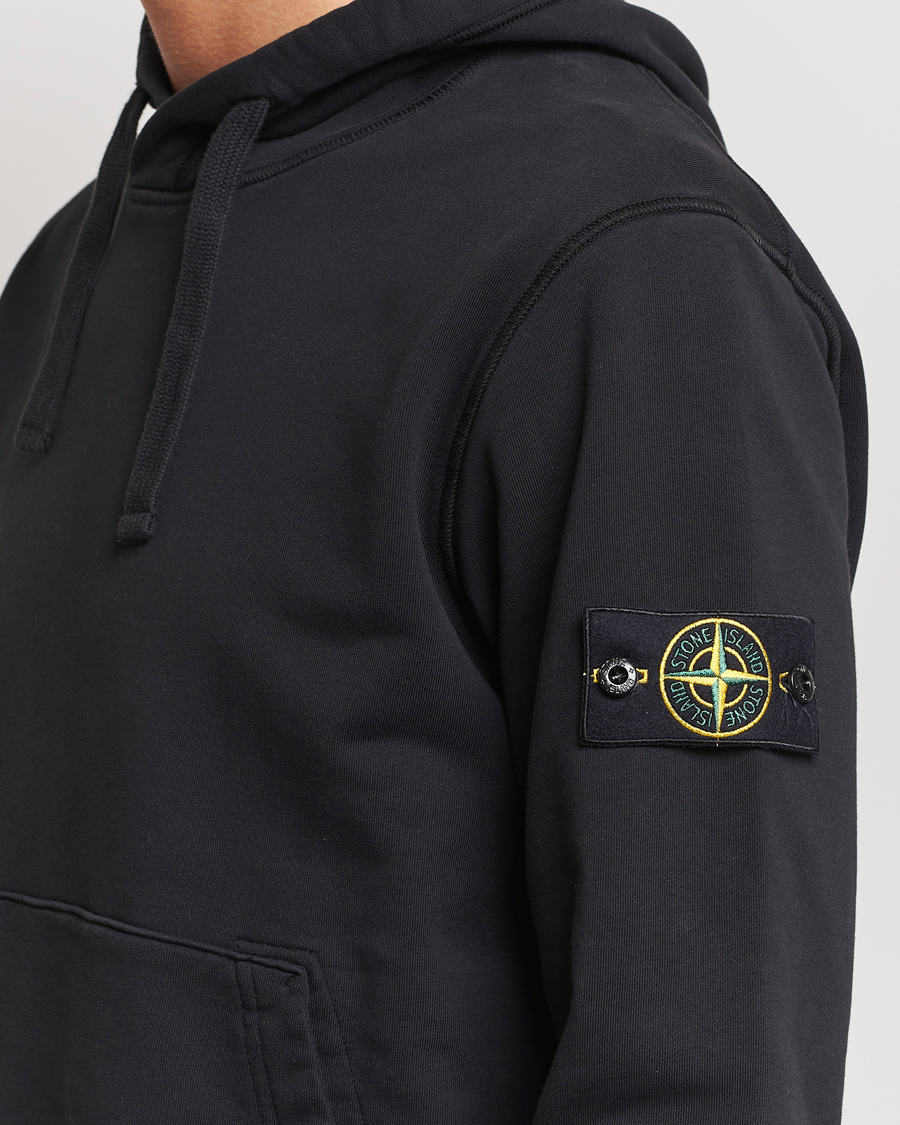 Homme | Pulls Et Tricots | Stone Island | Garment Dyed Fleece Hood Black