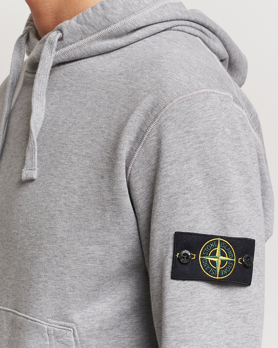 Homme | Pulls Et Tricots | Stone Island | Garment Dyed Fleece Hood Melange Grey