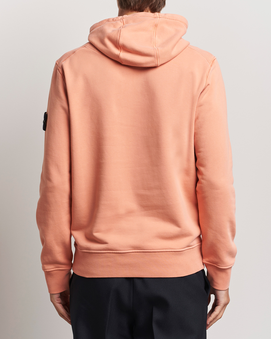 Homme | Pulls Et Tricots | Stone Island | Garment Dyed Fleece Hood Orange