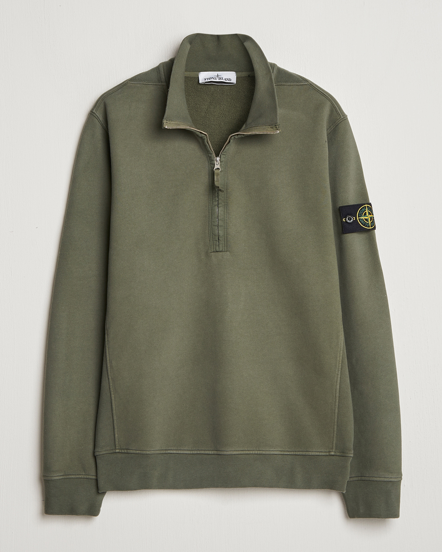 Homme | Pulls Et Tricots | Stone Island | Garment Dyed Fleece Half Zip Musk