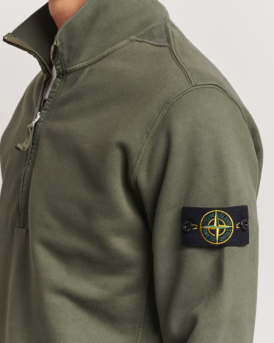 Homme | Pulls Et Tricots | Stone Island | Garment Dyed Fleece Half Zip Musk